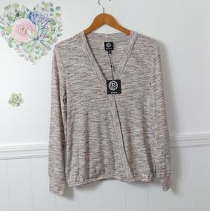 Bobeau v-neck sweater NWT